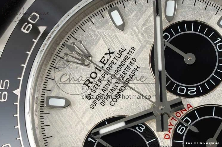 Good Copy Rolex Watches Oysterflex 116519 on 1:1 Best Edition Strap 2269 Rubber ZeroBulk SA Daytona Dial QF Meteorite 0116
